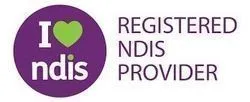NDIS Registered Provider - Official Registration Badge